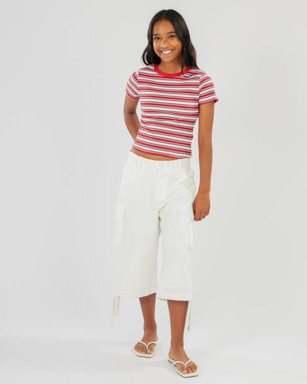 Mooloola Girls' Stripe Tee for Womens