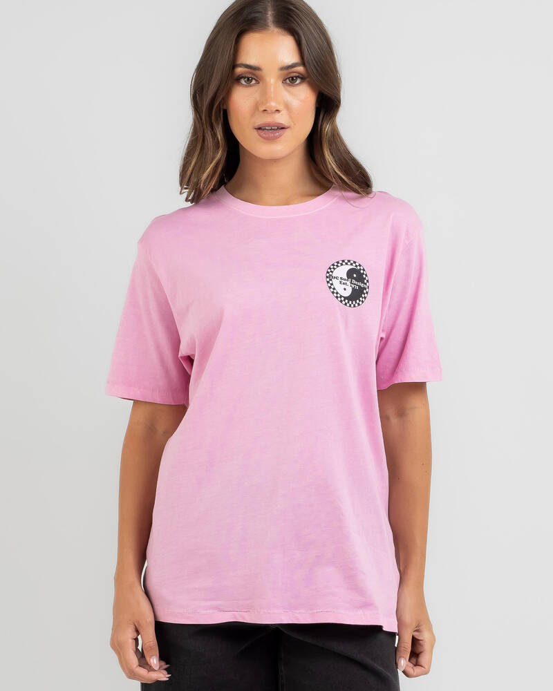 Town & Country Surf Designs Pearl City Checker T-Shirt for Womens