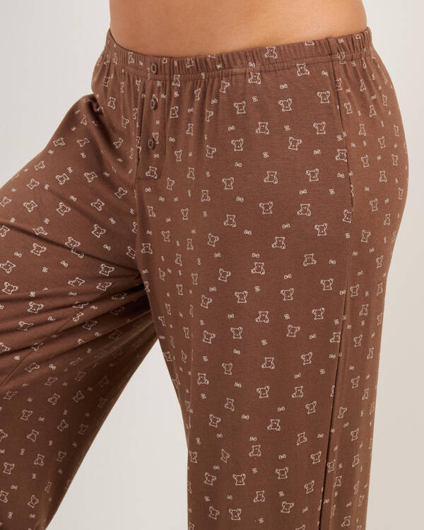 Malibu Lounge Humphrey Bear Pyjama Pants for Womens