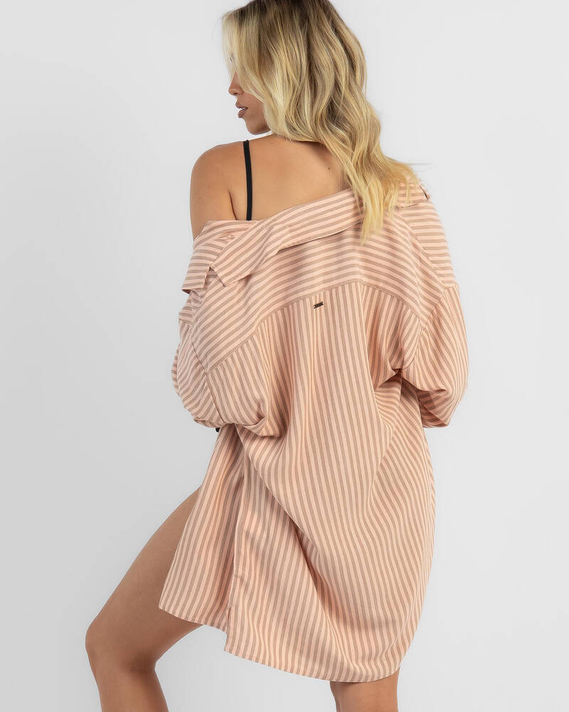 Billabong Summer Tides Button Thru Beach Cover for Womens