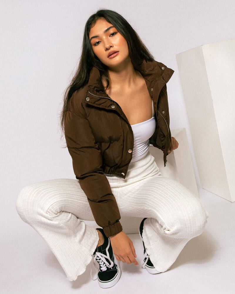 Luvalot Rosado Puffer Jacket for Womens