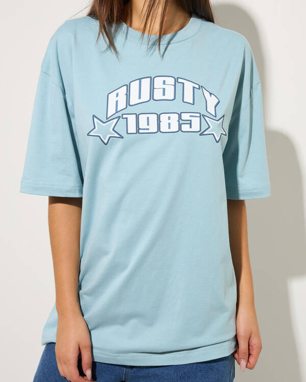 Rusty Star Shine Oversized T-Shirt for Womens