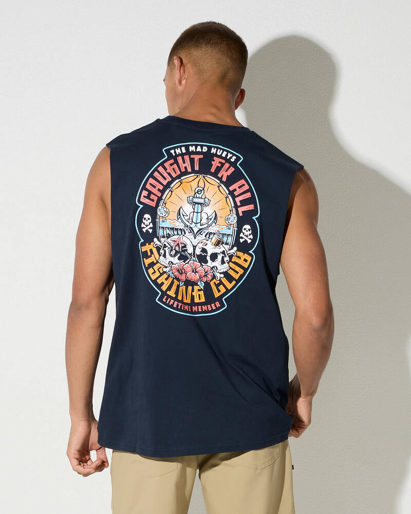 The Mad Hueys Caught Fk All Muscle Tank for Mens