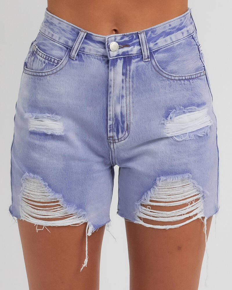 Country Denim Paradise Shorts for Womens
