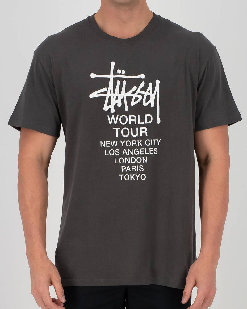 Stussy World Tour T-Shirt for Mens