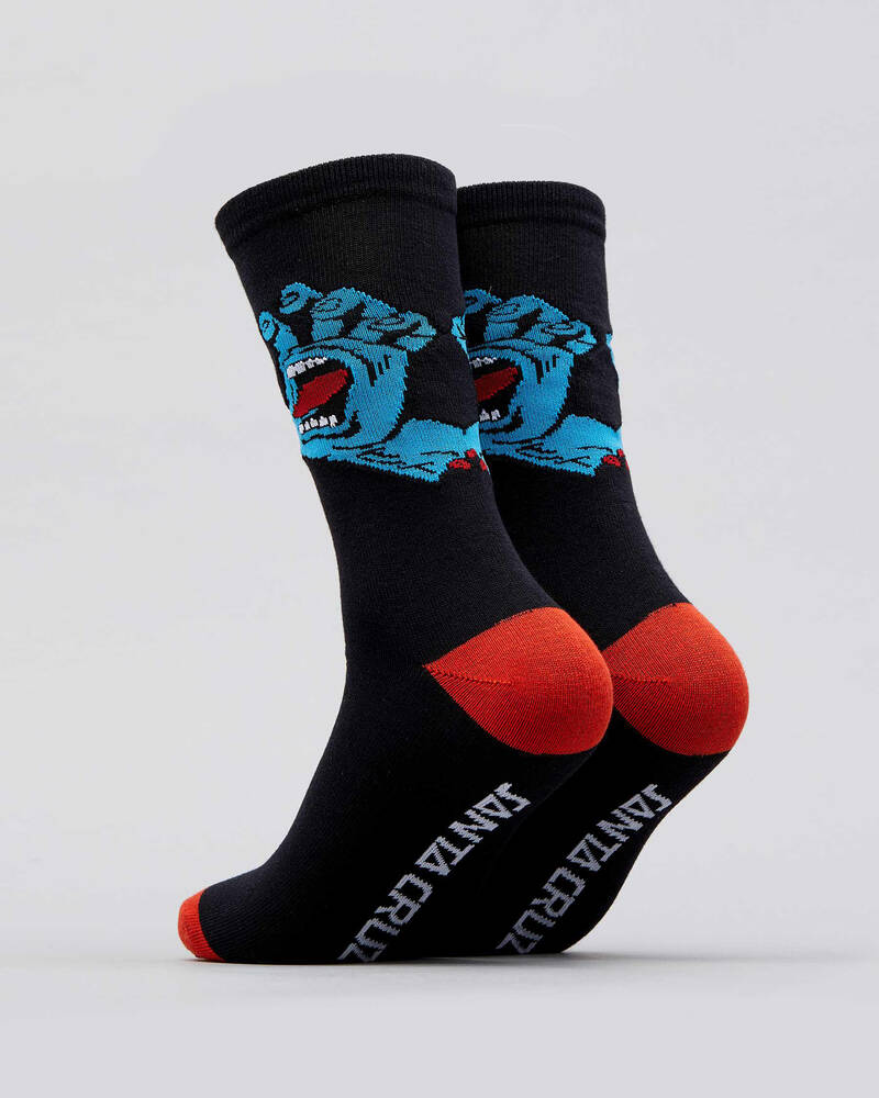 Santa Cruz Screaming Hand Socks 2 Pack for Mens
