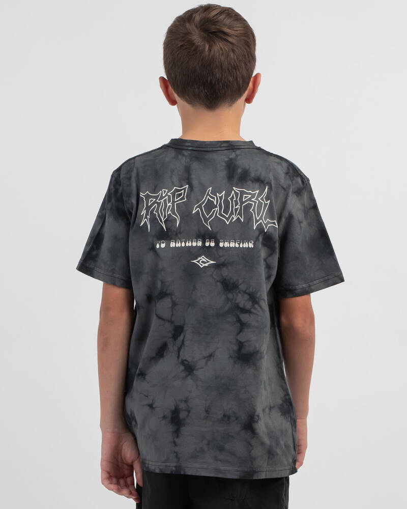 Rip Curl Boys' Head Noise Tie Dye T-Shirt for Mens