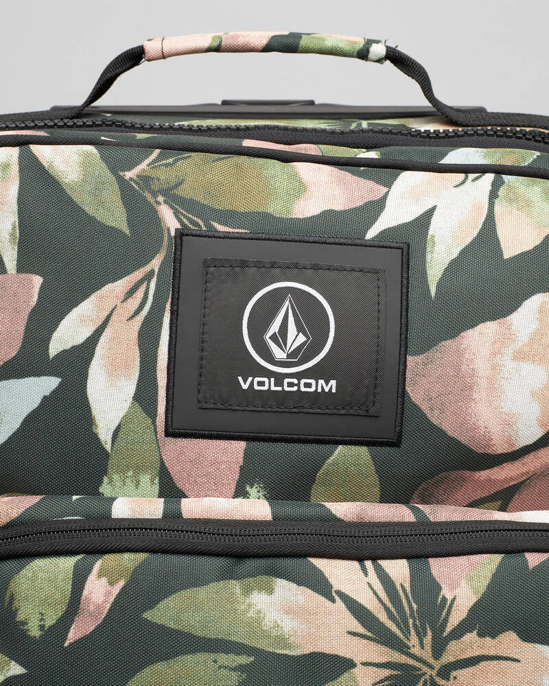 Volcom Patch Attack Small Wheeled Travel Bag for Womens