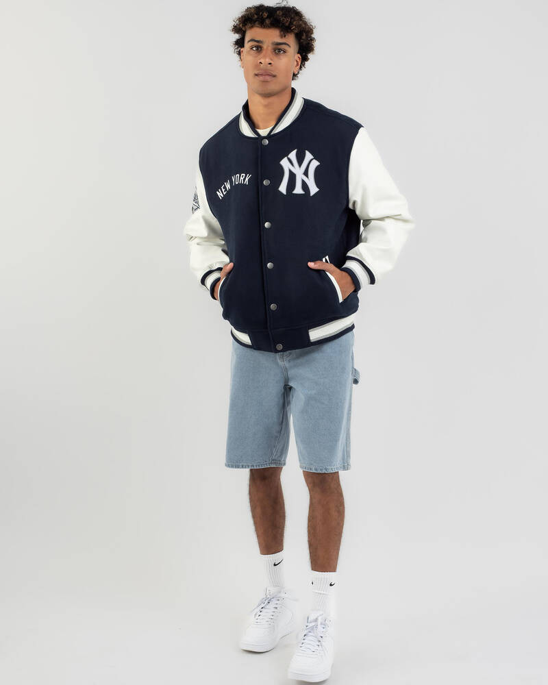 Majestic New York 1996 World Series Yankees Varsity Jacket for Mens