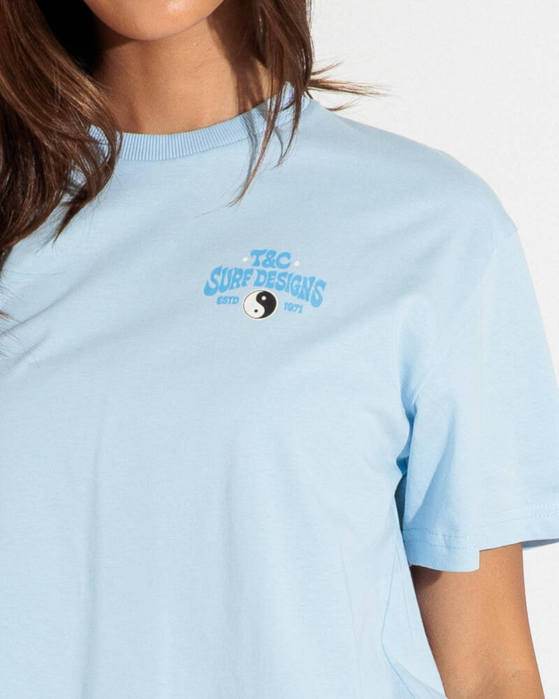 Town & Country Surf Designs Good Vibes T-Shirt for Womens
