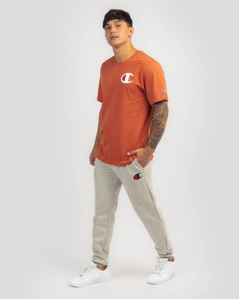 Champion C Logo Cuff Track Pants for Mens