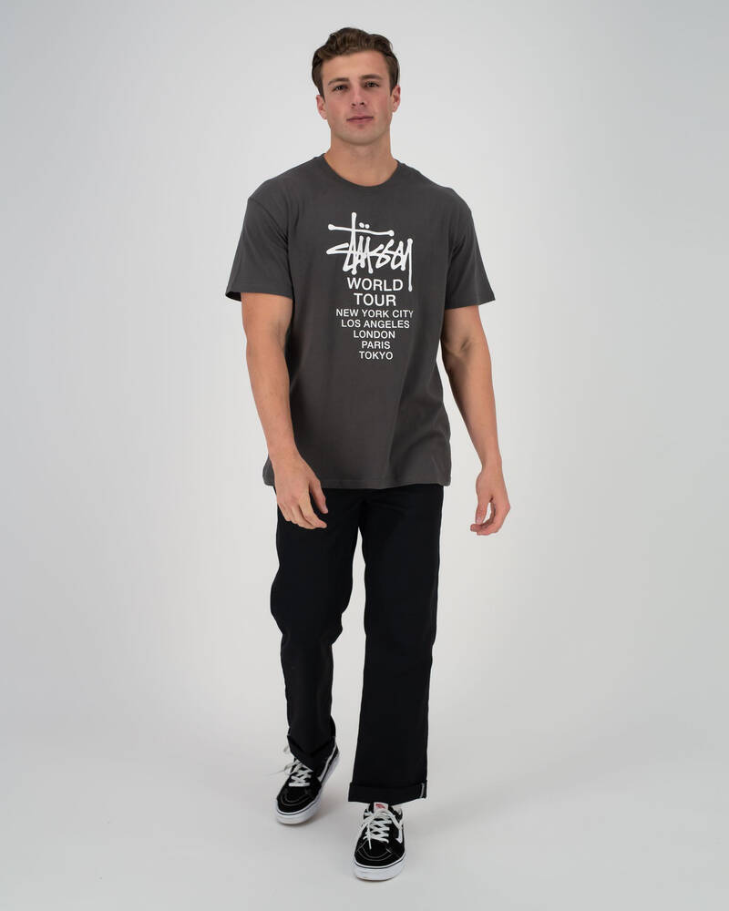 Stussy World Tour T-Shirt for Mens