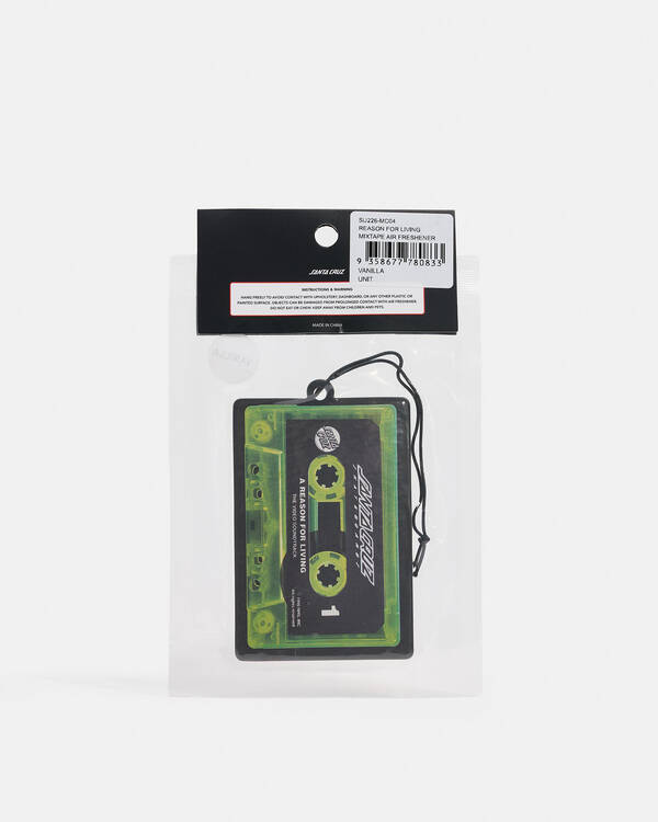 Santa Cruz Reason For Living Mixtape Air Freshener for Mens