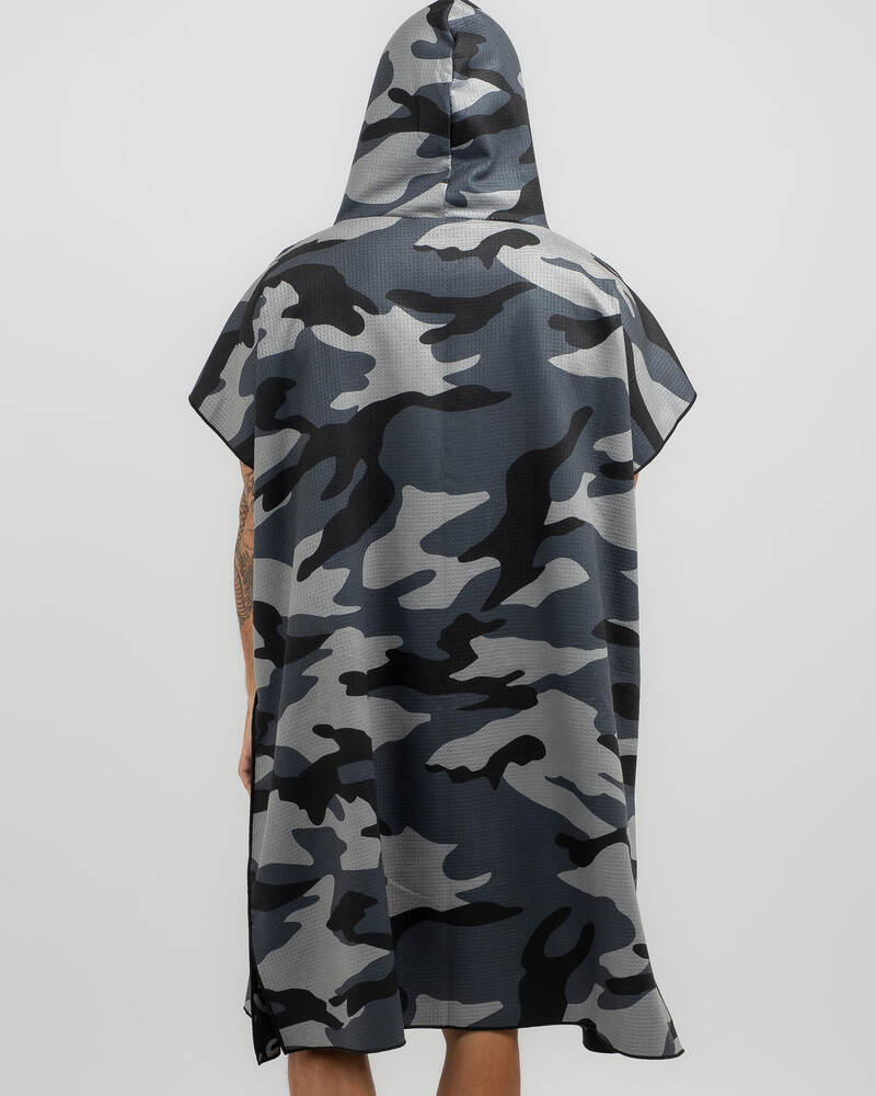 DRITIMES Grey Camo Hooded Towel for Mens