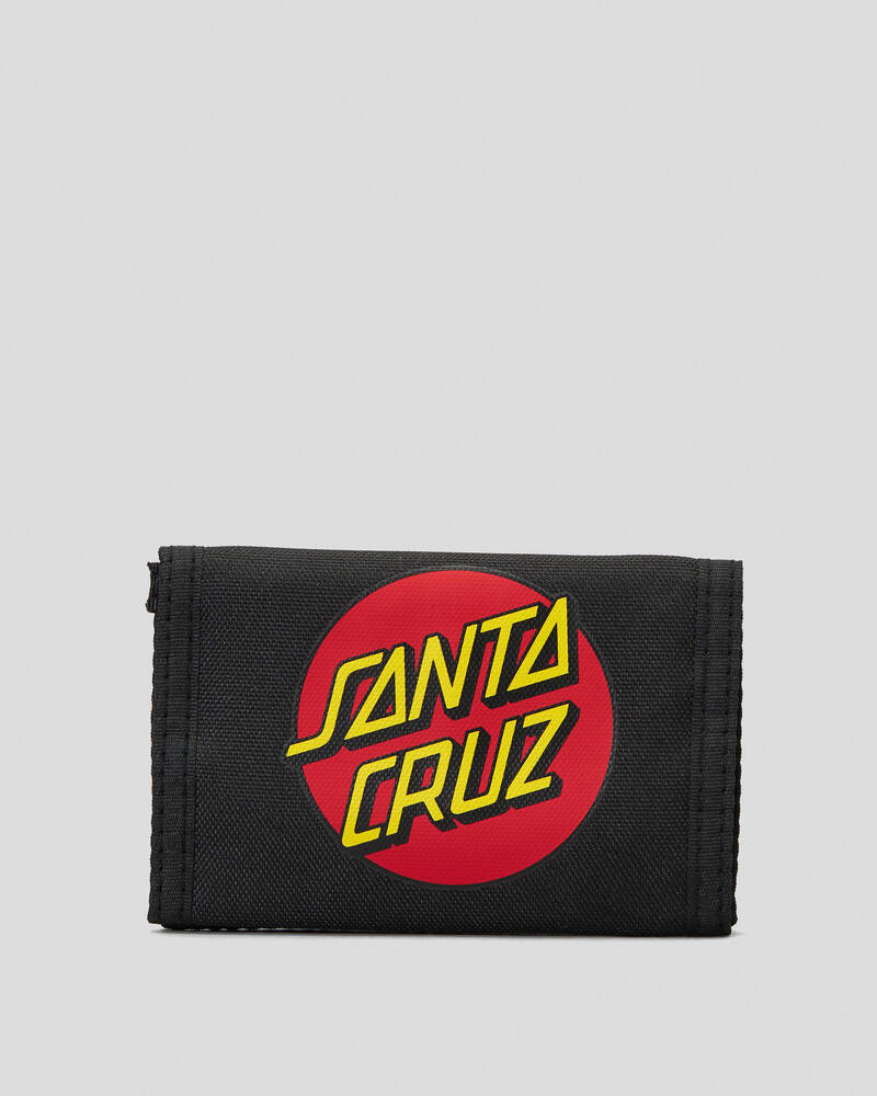 Santa Cruz Classic Dot Strip Velcro Wallet for Mens