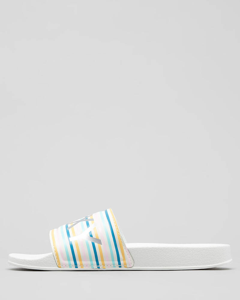Roxy Girls' Roxy Slippy Slide Sandals for Womens