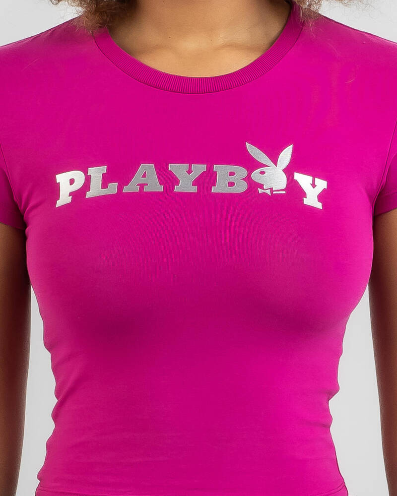 Playboy Bunny O Baby Tee for Womens