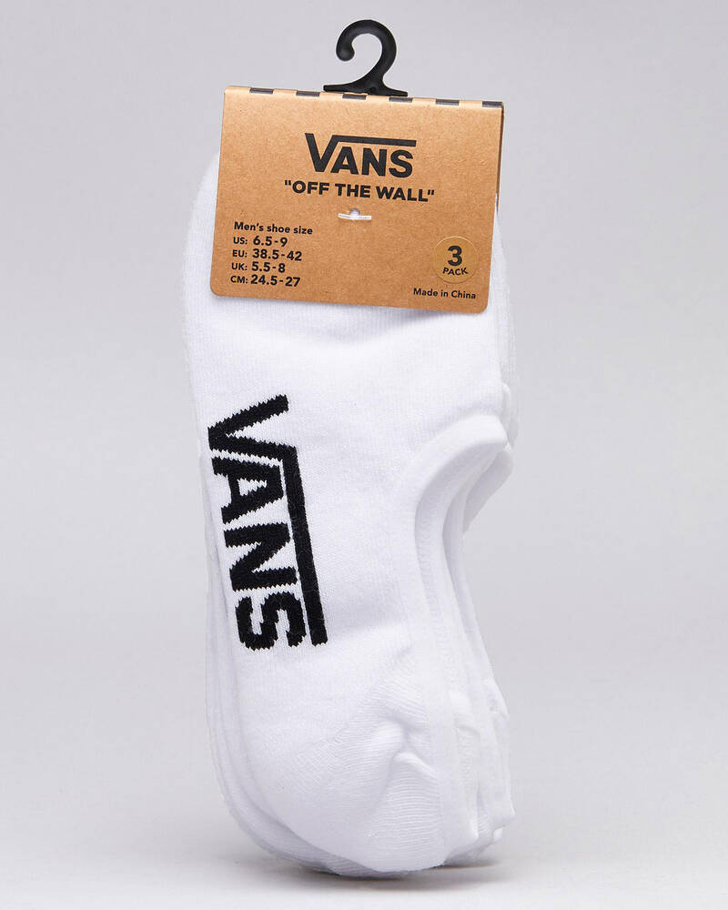 Vans Womens Super No Show Sock Pack for Womens