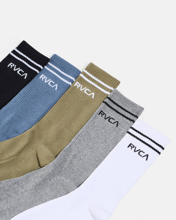 RVCA Union Socks 5 Pack for Mens