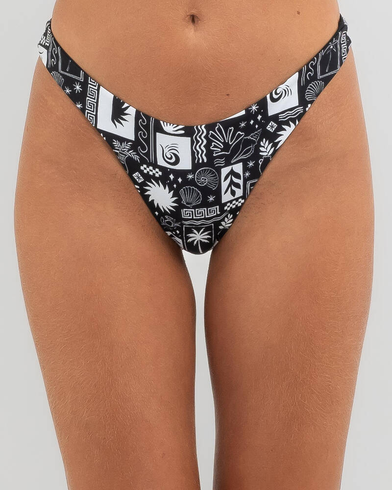 Topanga Vacay Vibe High Cut Bikini Bottom for Womens