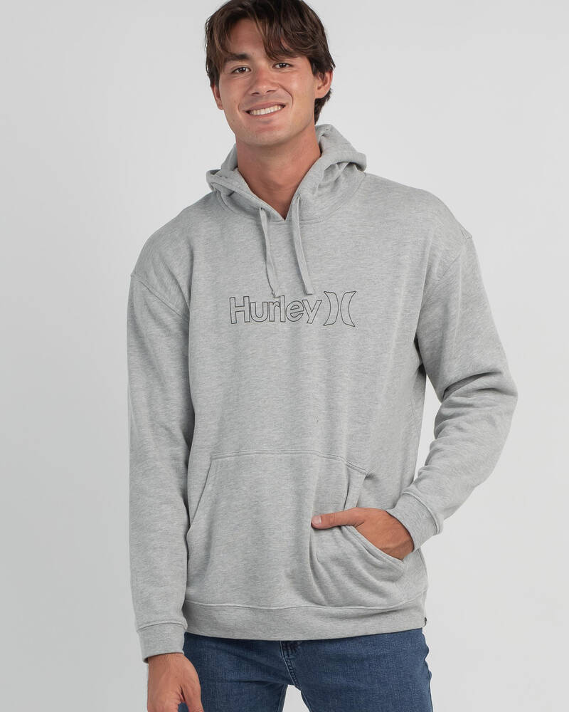 Hurley One And Only Outline Pullover Fleece Hoodie for Mens