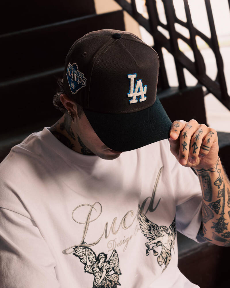 New Era La Dodgers 940 A Frame Cap for Mens