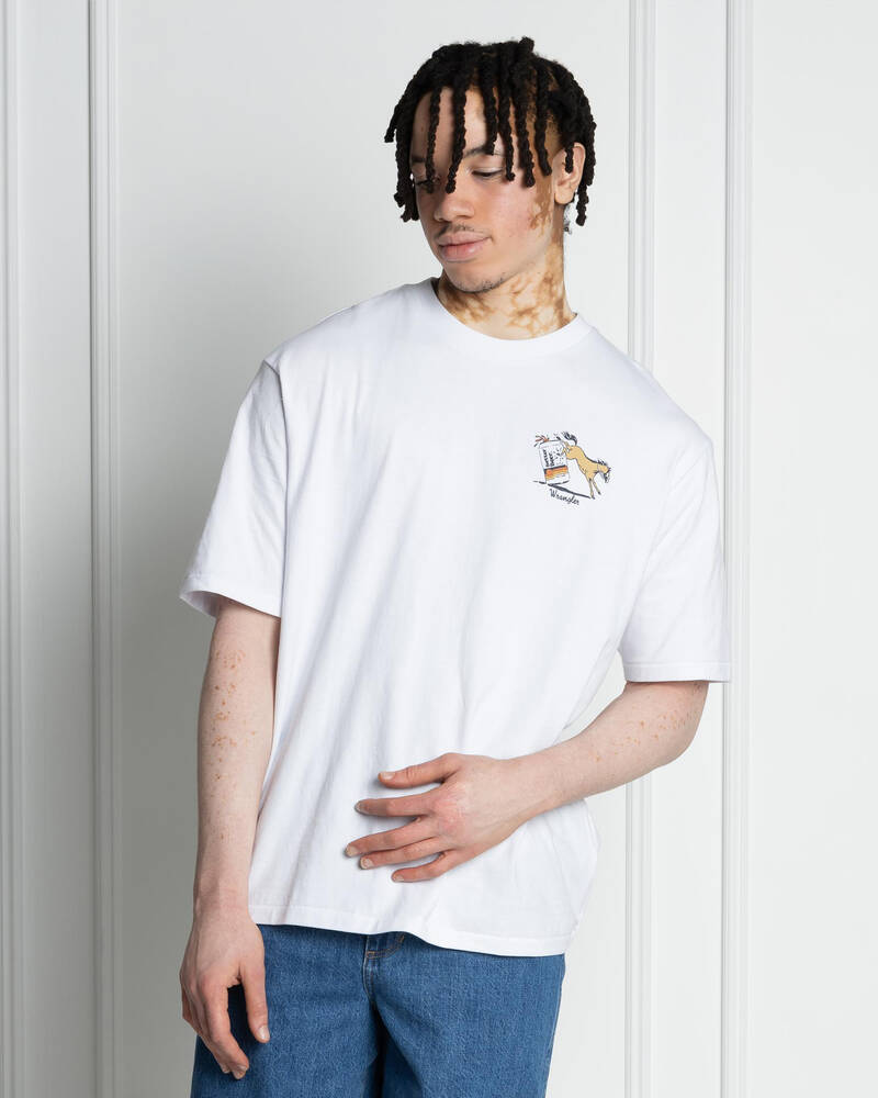 Wrangler Better Beer Kicked Slacker T-Shirt for Mens