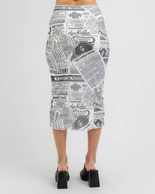 Mooloola Cheyanne Midi Skirt for Womens