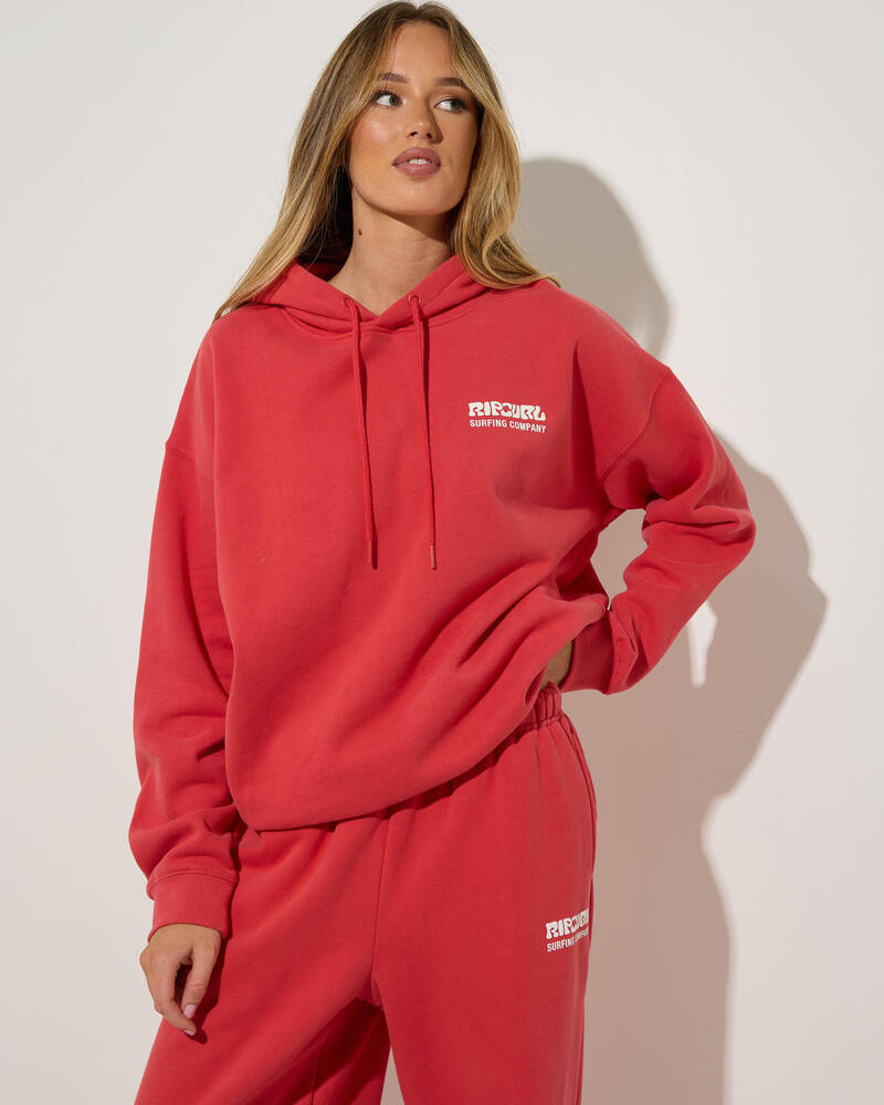 Rip Curl Surf Puff Heritage Hoodie for Womens