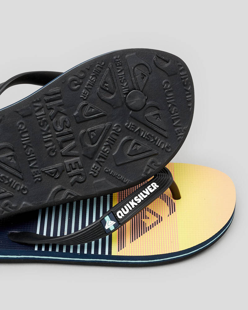 Quiksilver Boys' Molokai Slab Youth Thongs for Mens