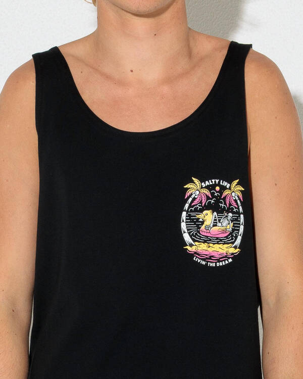 Salty Life Gone Floatin' Singlet for Mens
