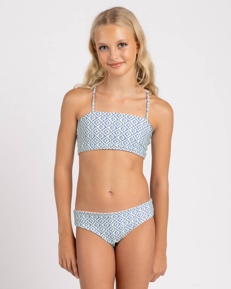 Rip Curl Girls' Island Bliss Reversible Bikini Set for Womens
