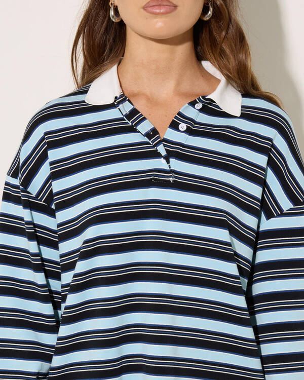 Mooloola Gwen Stripe Long Sleeve Top for Womens