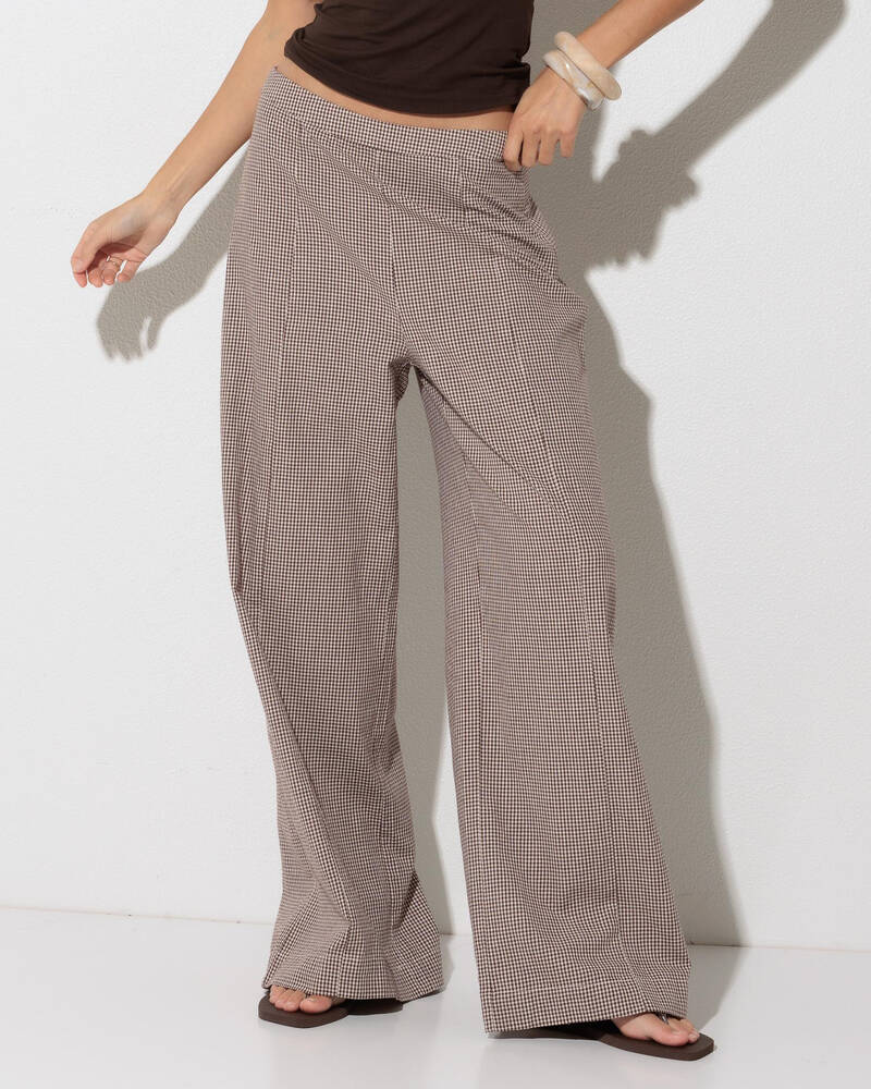 Rhythm London Check Pants for Womens