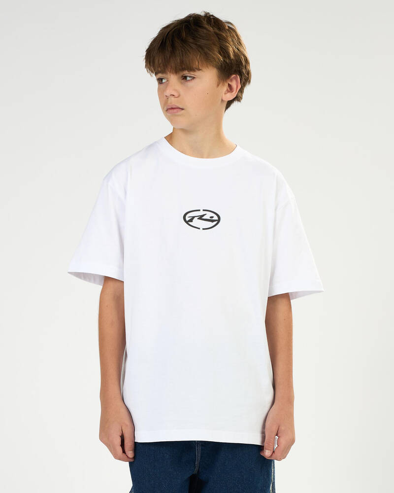 Rusty Boys' Turbo Short Sleeve T-Shirt for Mens