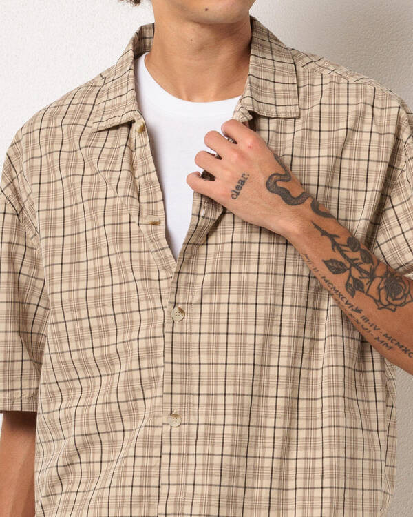Rhythm Longreach Relaxed Short Sleeve Shirt for Mens