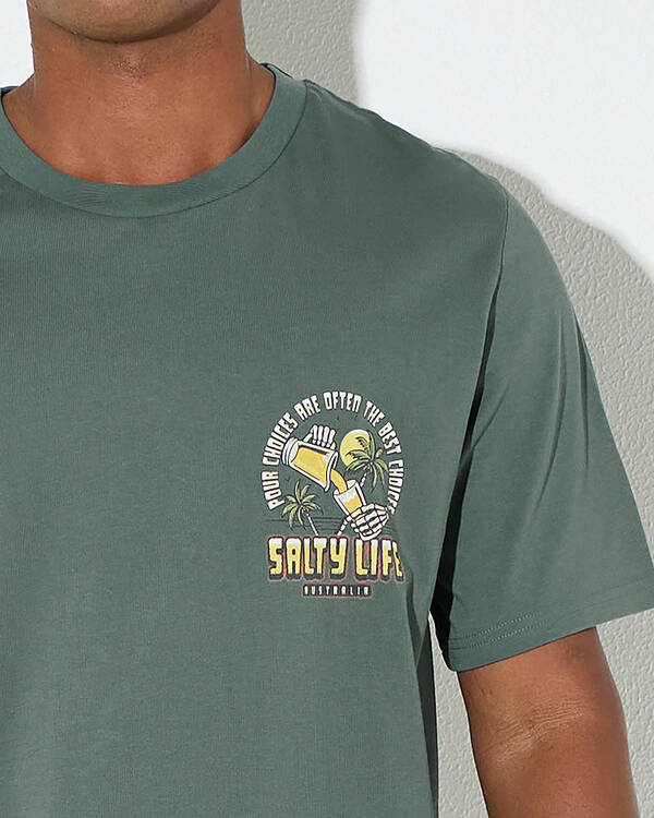 Salty Life Pour Choices T-Shirt for Mens