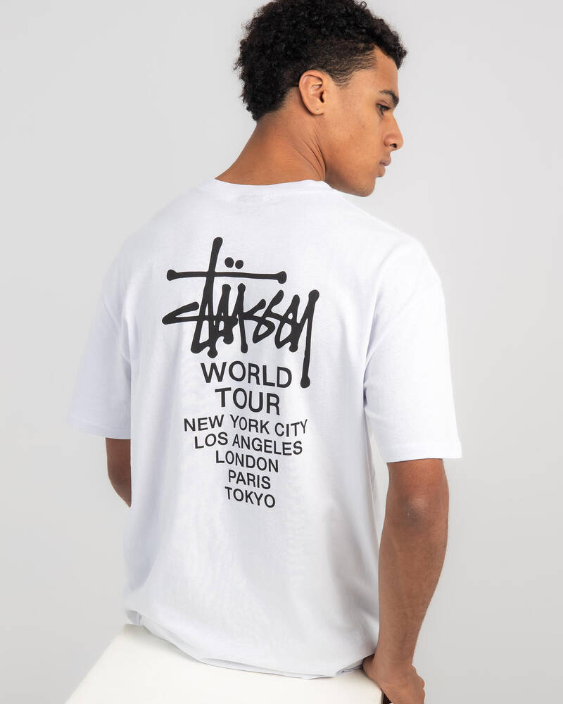 Stussy Solid World Tour T-Shirt for Mens