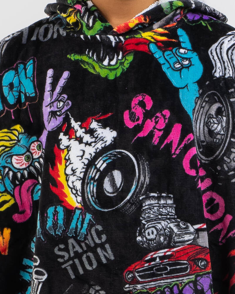 Sanction Boys' Monstrous Hooded Towel for Mens