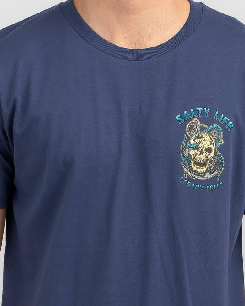 Salty Life Oceans T-Shirt for Mens