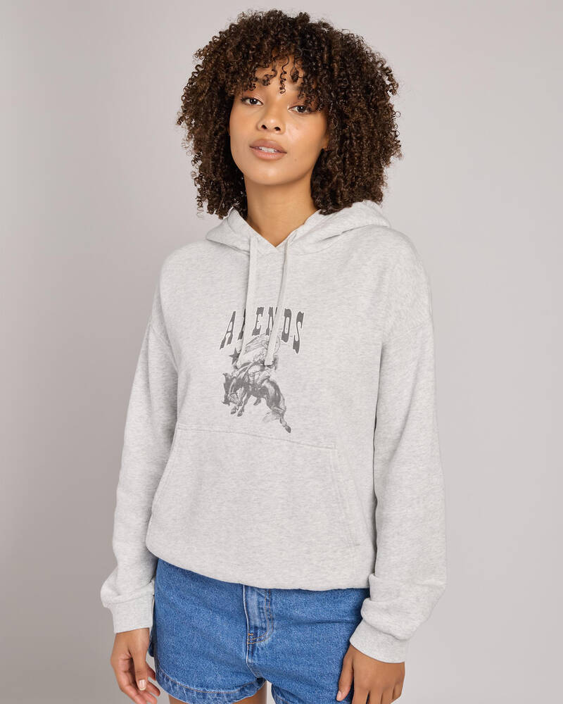 Afends Cosmic Cow Recycled Pull On Hoodie for Womens