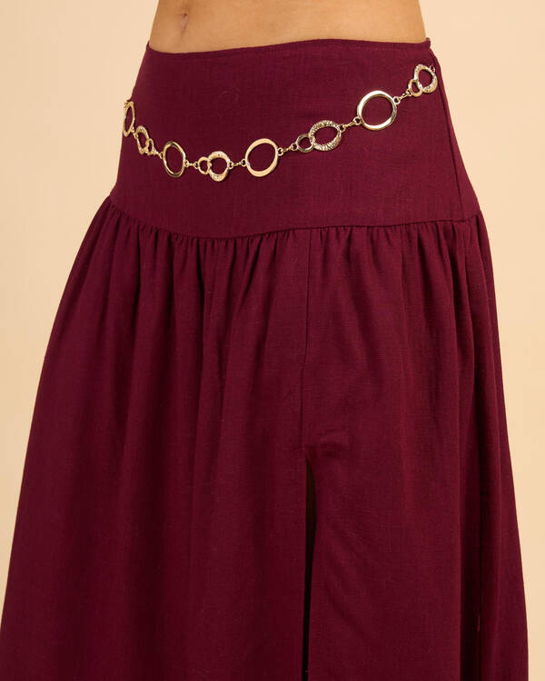 Mooloola Arae Hawaii Maxi Skirt for Womens