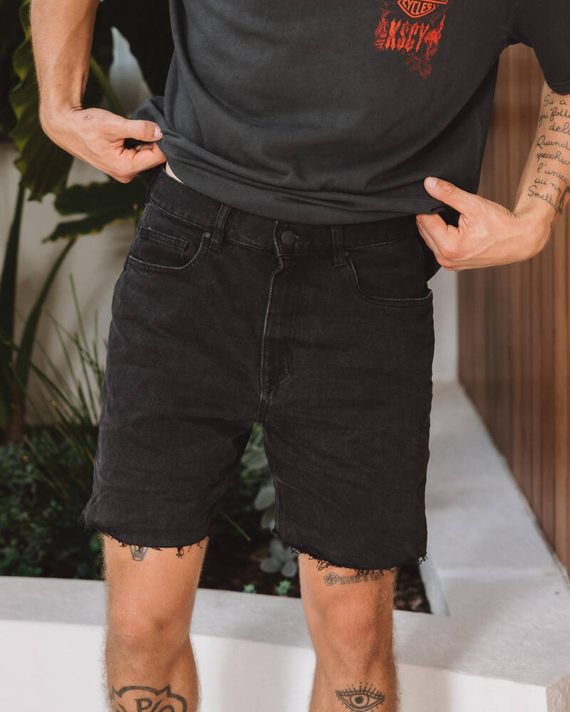 Kiss Chacey KS5 Slim Denim Shorts for Mens