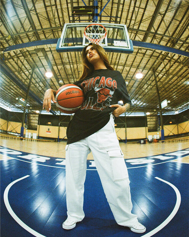 Mitchell & Ness Inline Stack T-Shirt for Womens