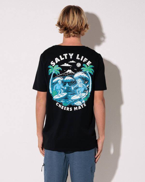 Salty Life Cheers Mate T-Shirt for Mens