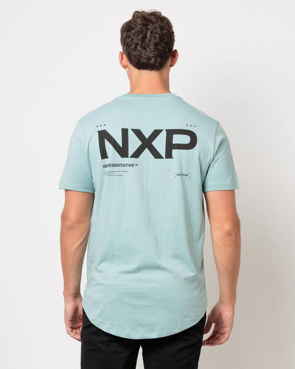 Nena & Pasadena Crime Dual Curved T-Shirt for Mens