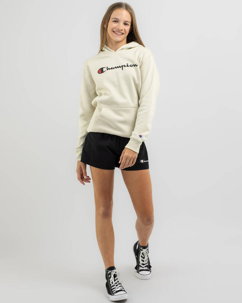 Champion Girls' Logo Hoodie for Womens