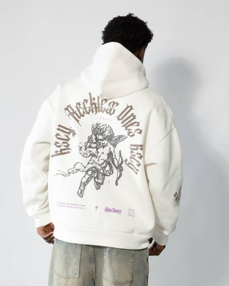 Kiss Chacey Shield Heavy Oversized Hoodie for Mens