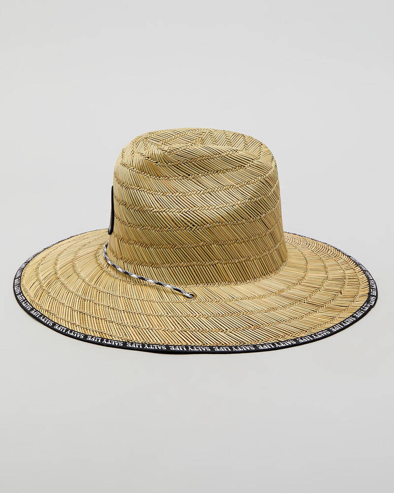 Salty Life Depth Straw Hat for Mens image number null