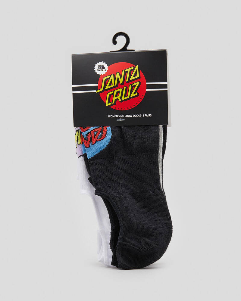 Shop Santa Cruz No Show Sock Pack In Assorted Fast Shipping & Easy
